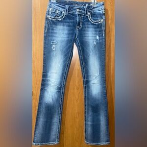 Miss Me Blue Flare & Wide Leg Jeans